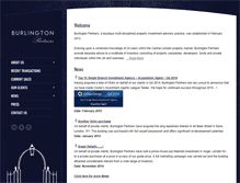 Tablet Screenshot of burlingtonpartners.com